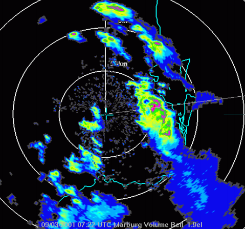 2001 Flood - Digital Radar Image